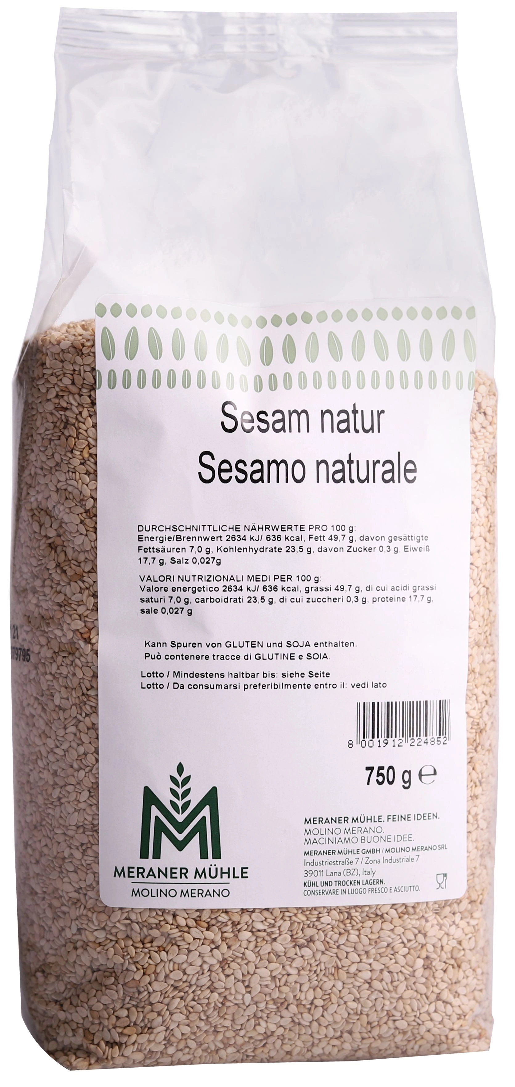 Natural sesame seeds