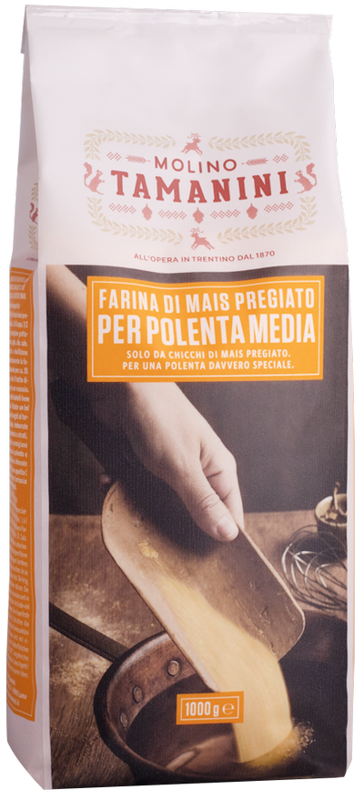 Maisgrieß gelb mittel für Polenta