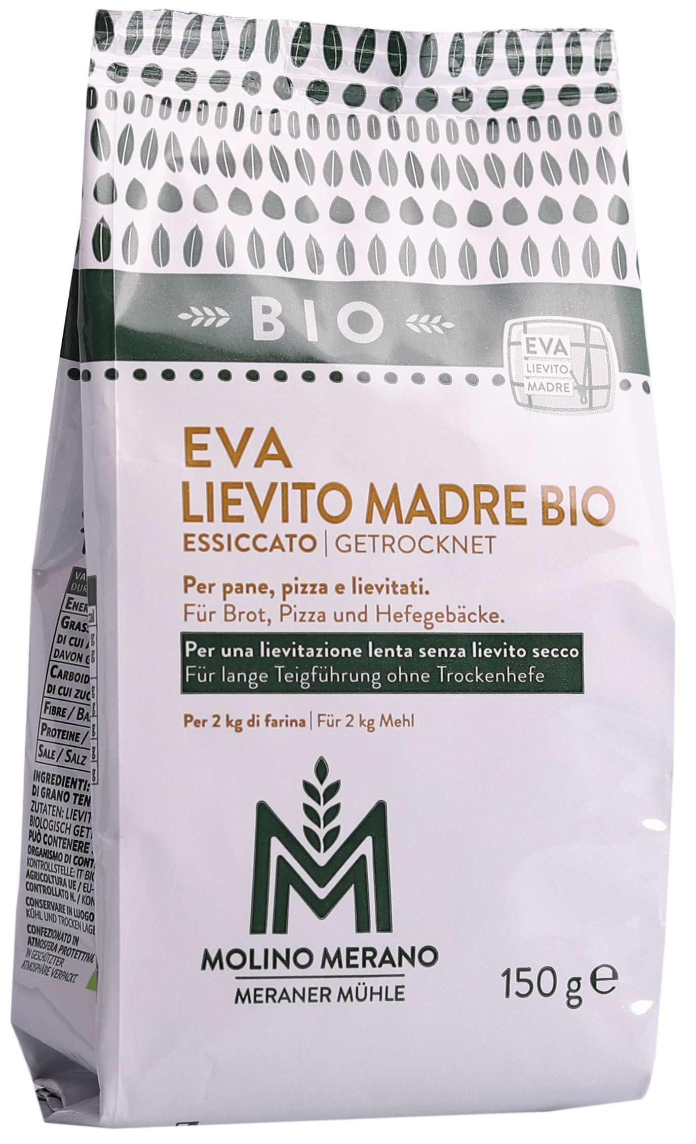 Organic lievito madre natural yeast EVA dried