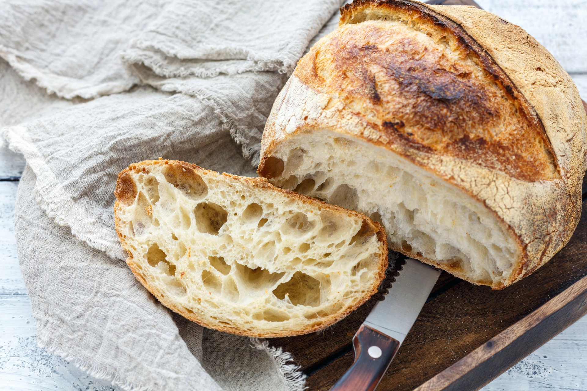 Weizen-Dinkel-Brot mit reiner Naturhefe-molino-merano