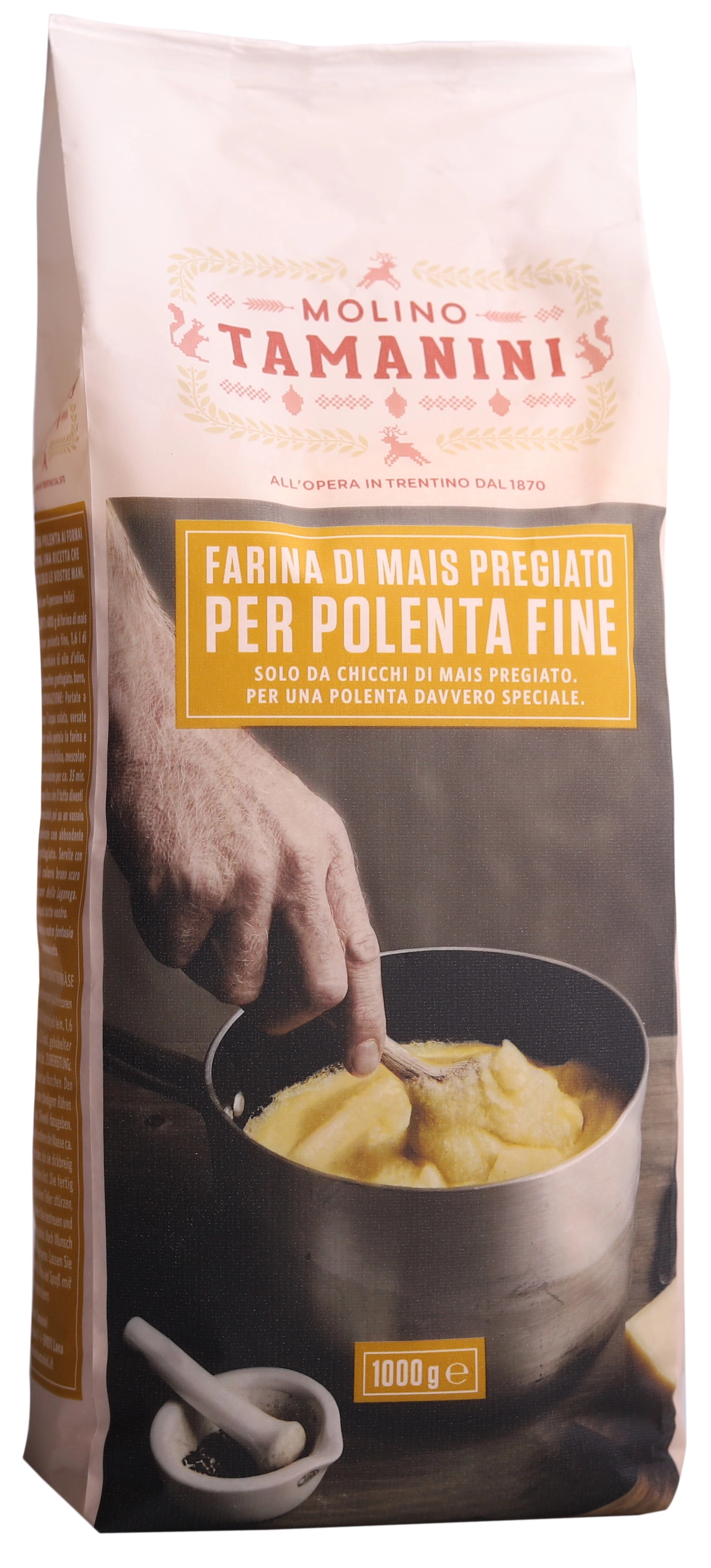 Fine cornmeal for polenta